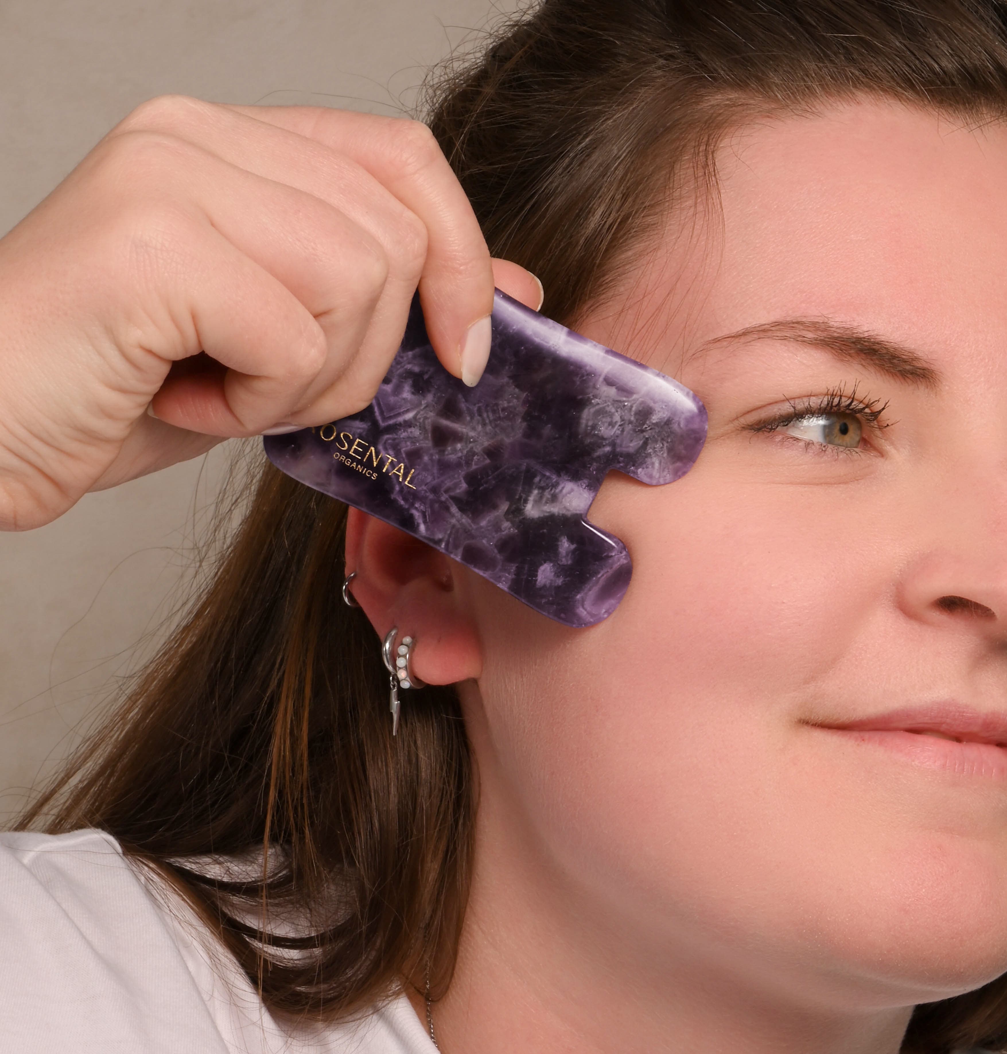 Amethyst Gua Sha | Natural beauty tools