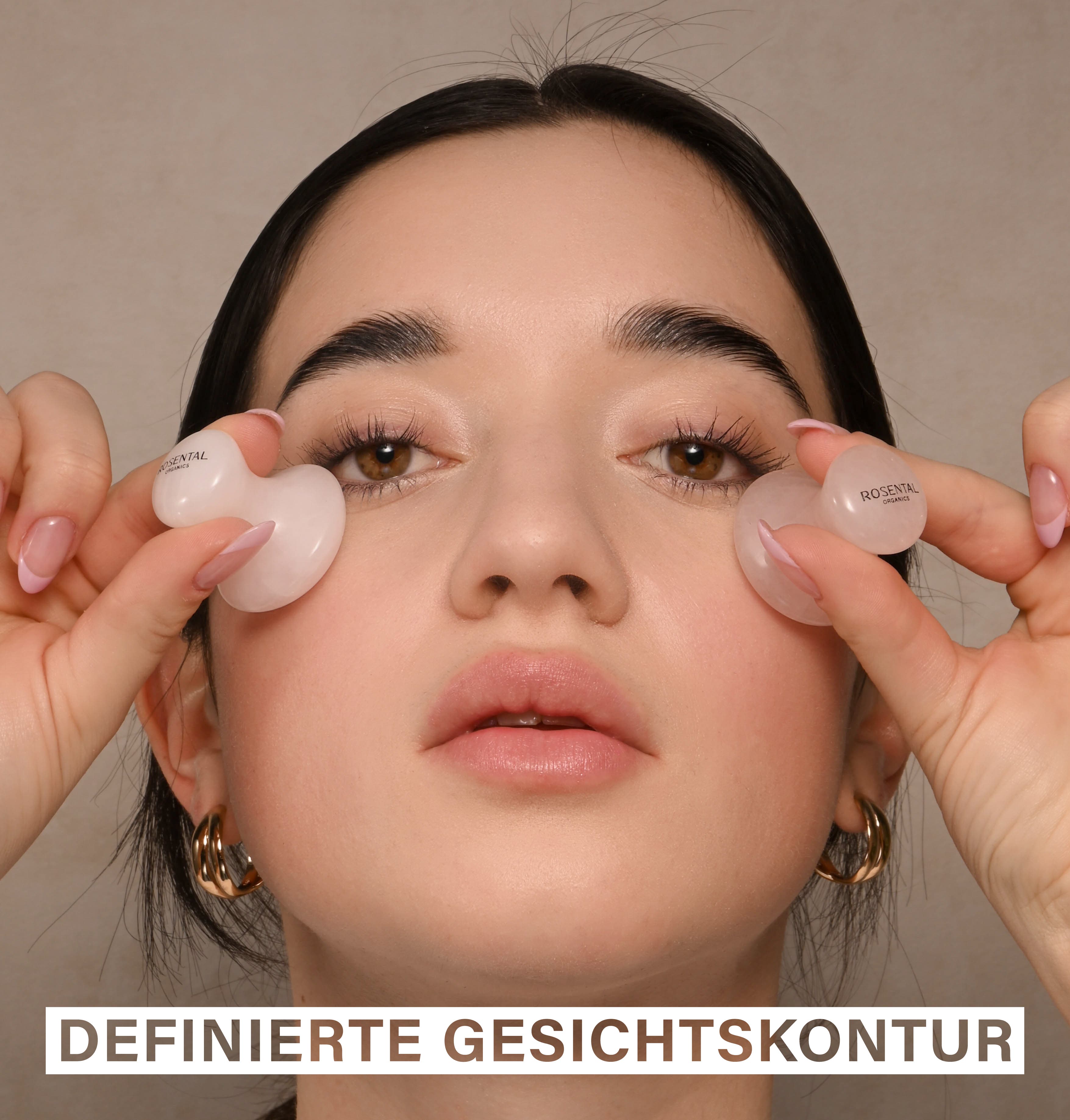 Eye Flowies Rose Quartz | Natural lifting tool
